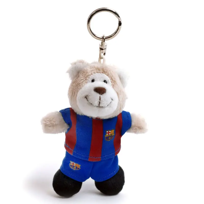 Nici FC Barcelona Bear plush key chain 10cm product photo