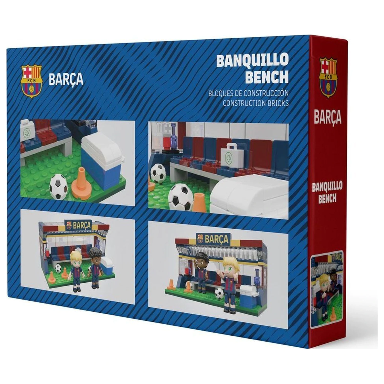FC Barcelona bench set with figures 226pcs product photo