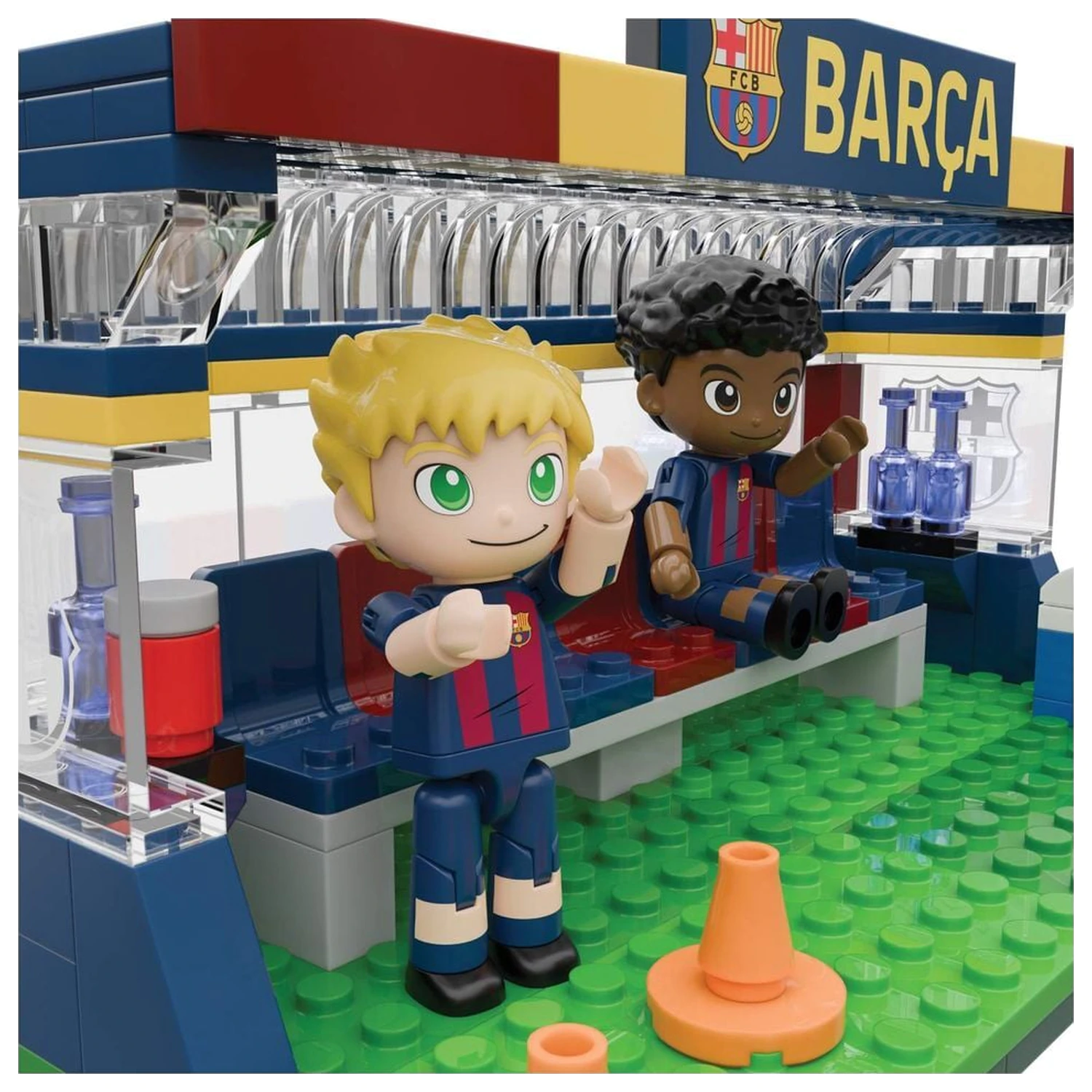 FC Barcelona bench set with figures 226pcs product photo