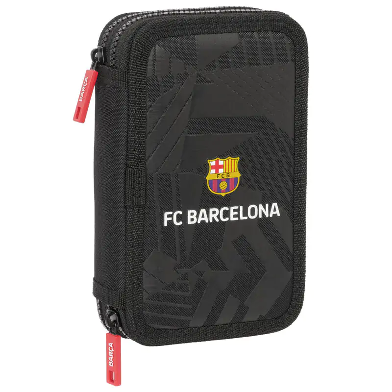 FC Barcelona Black double pencil case 29pcs termékfotó