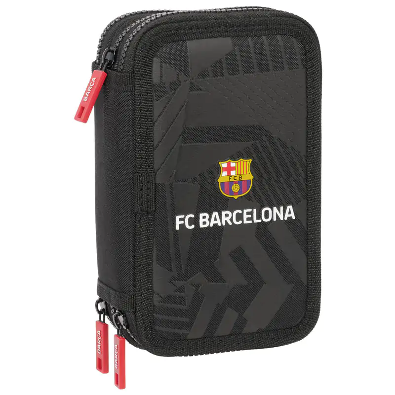 FC Barcelona Black triple pencil case 37pcs termékfotó