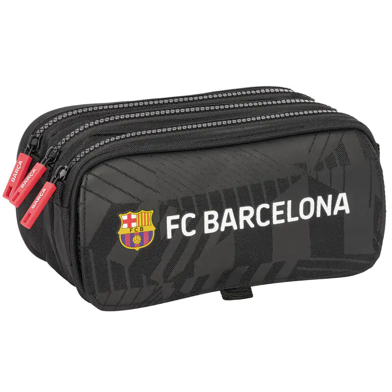 FC Barcelona Black triple pencil case termékfotó