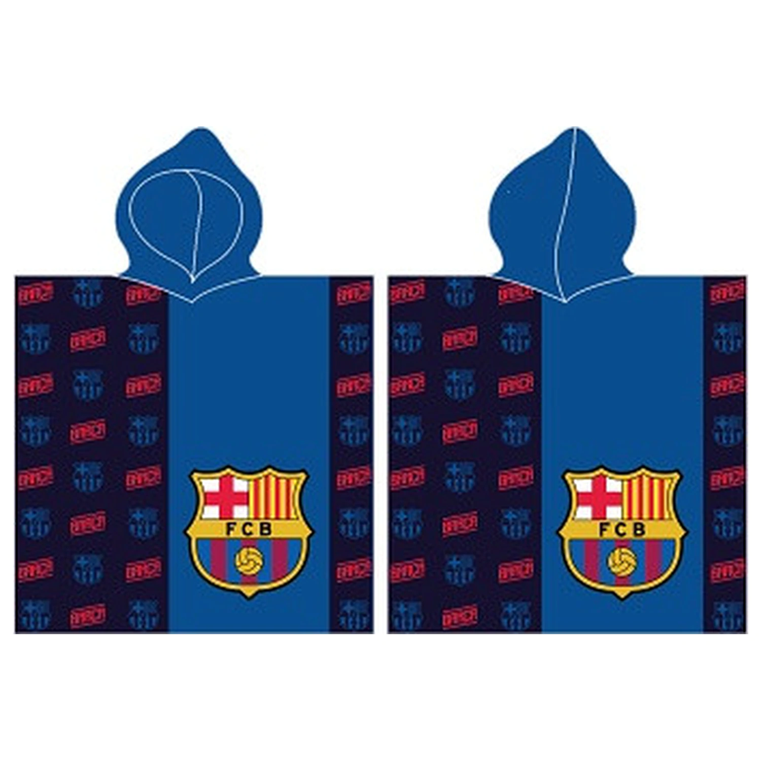 FC Barcelona Blue Beach Towel Poncho product photo