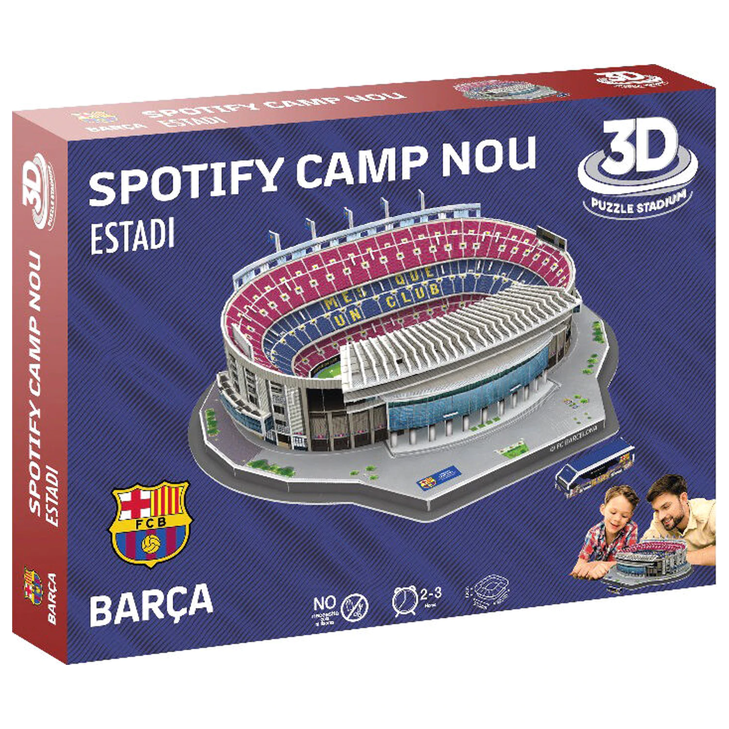 FC Barcelona Camp Nou Stadium 3D puzzle 98pcs product photo