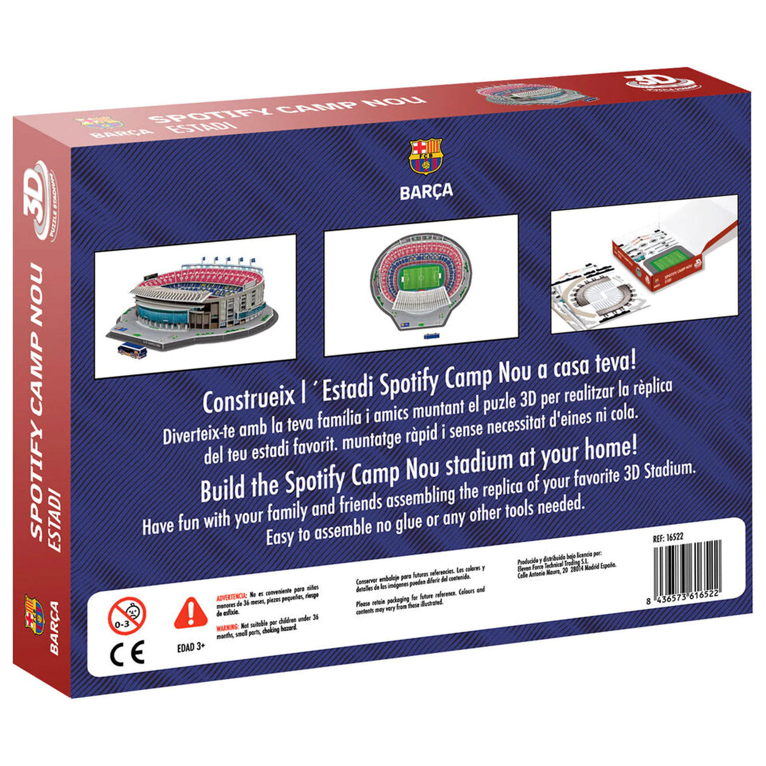 FC Barcelona Camp Nou Stadium 3D puzzle 98pcs product photo