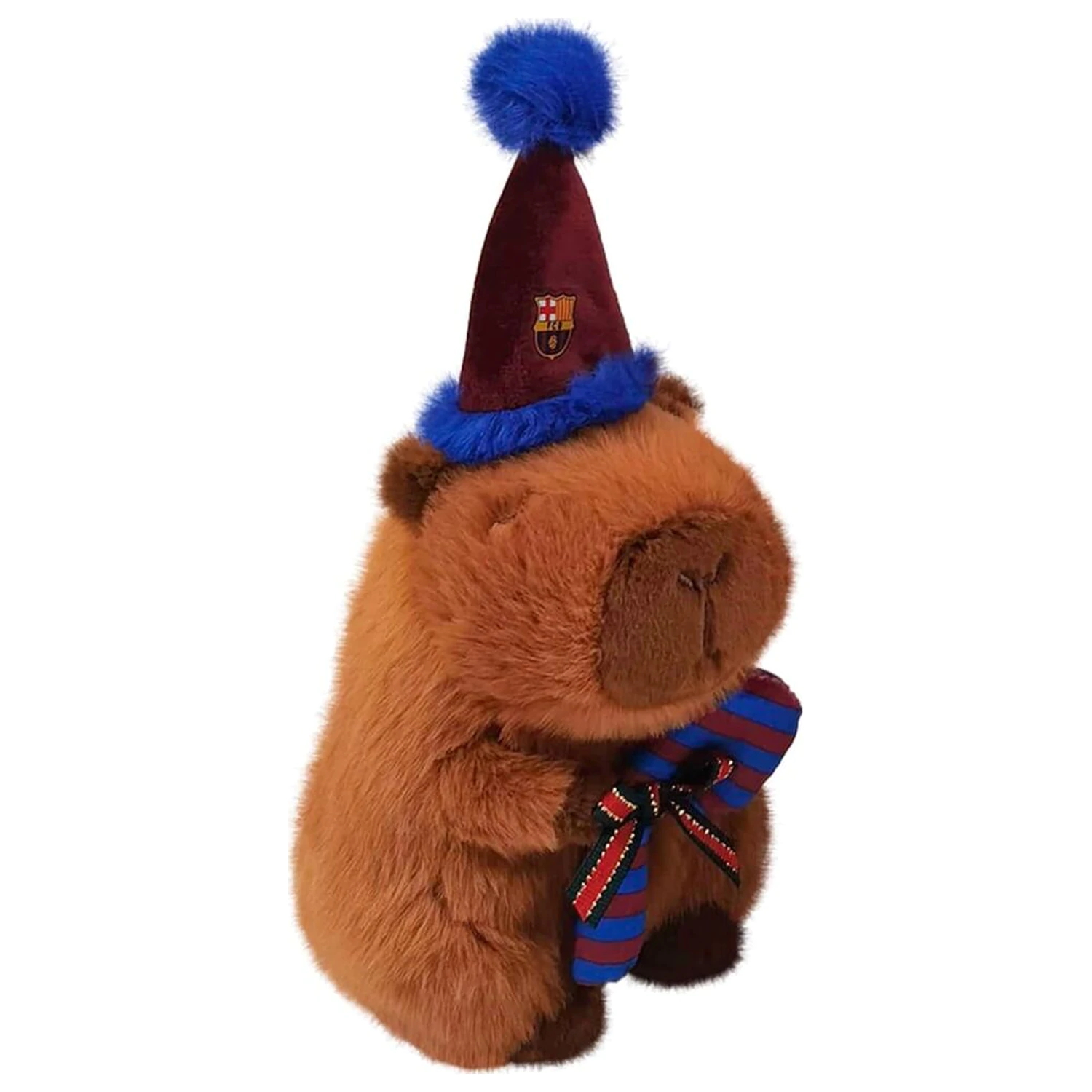 FC Barcelona capibara teddy santa hat 20cm product photo
