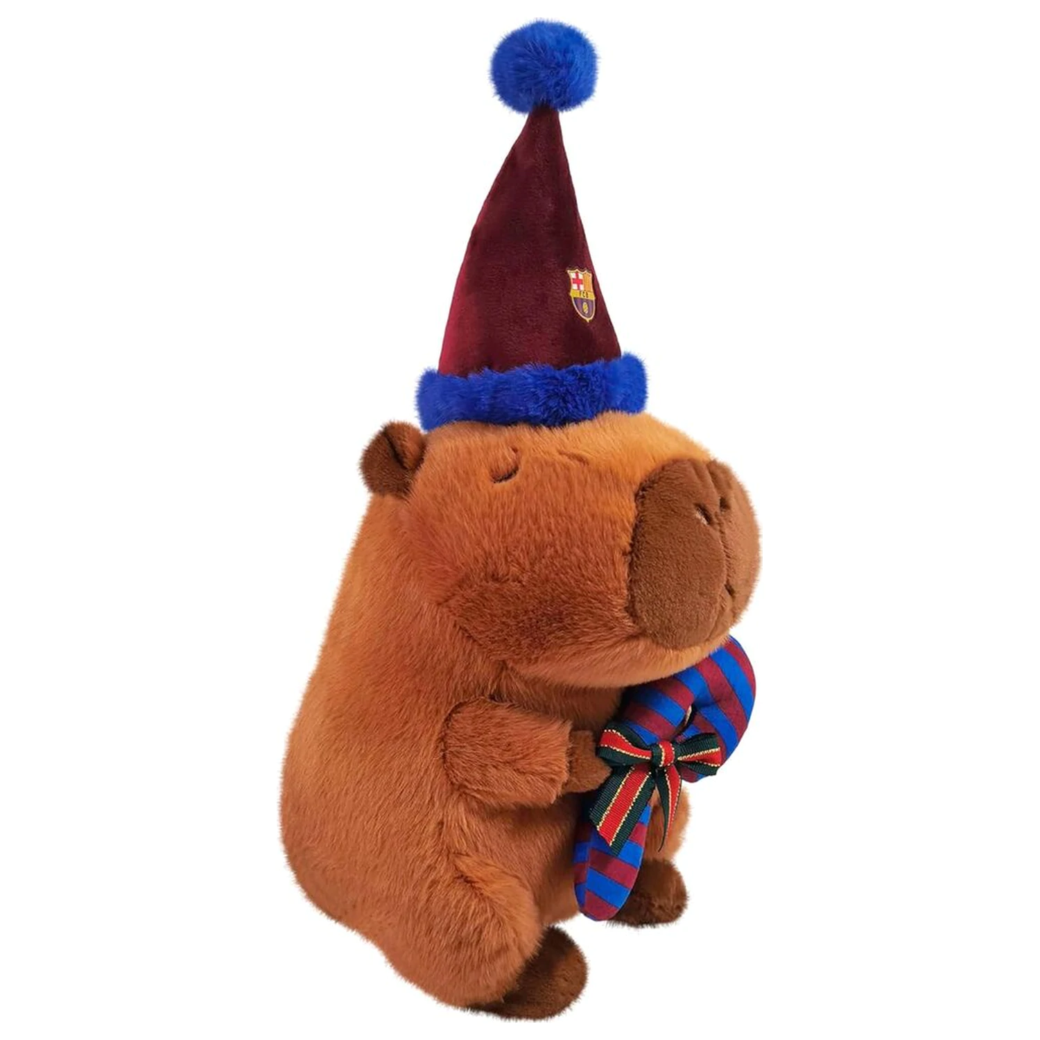FC Barcelona capibara teddy santa hat 35cm product photo