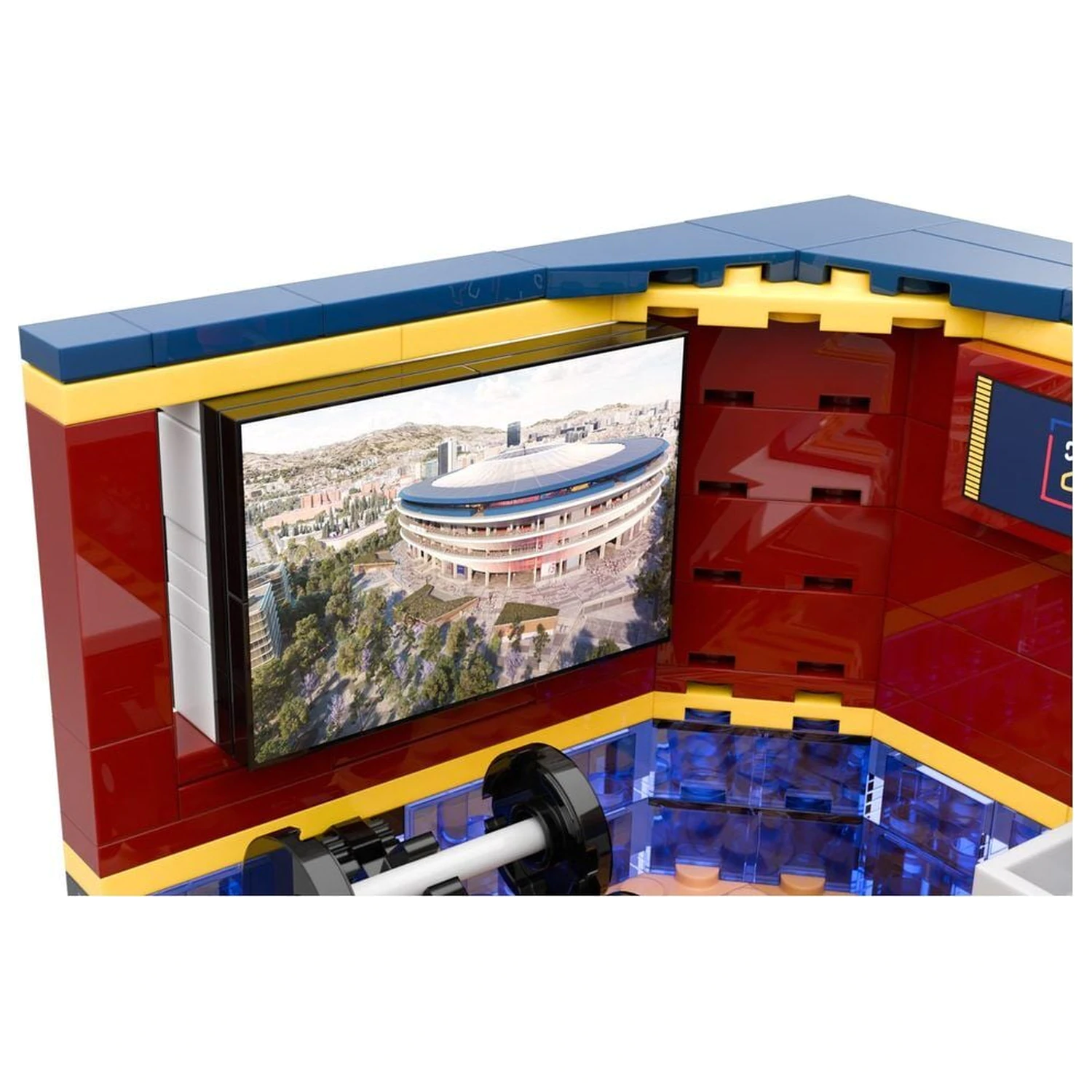 FC Barcelona dressing room set with figure 439pcs product photo