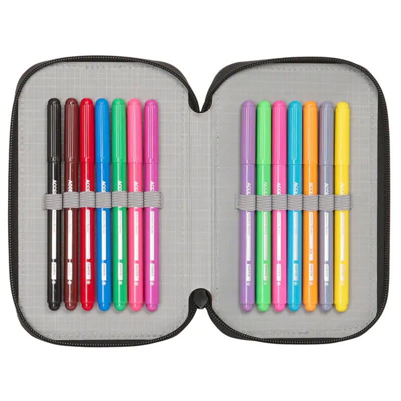 FC Barcelona double pencil case 28pcs product photo