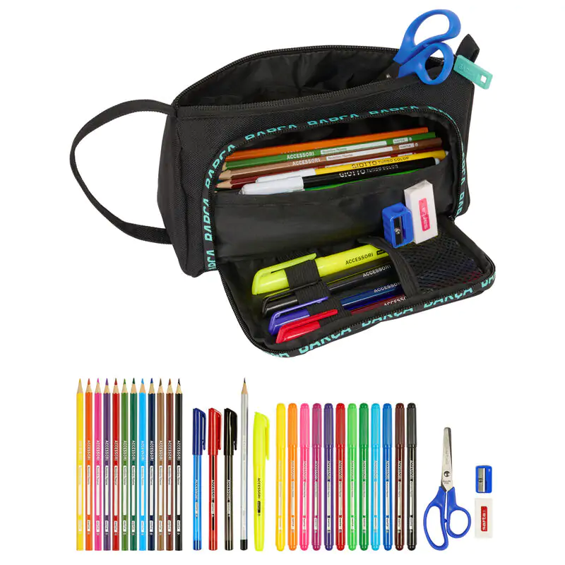 FC Barcelona filled pencil case with drop-down pocket product photo