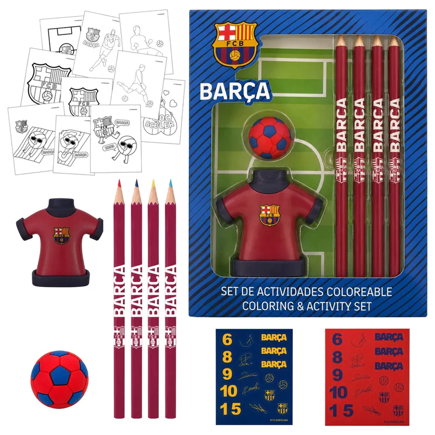 FC Barcelona Jersey Stationery Set product photo