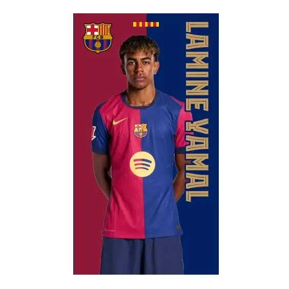 FC Barcelona Lamine Yamal microfibre beach towel termékfotó