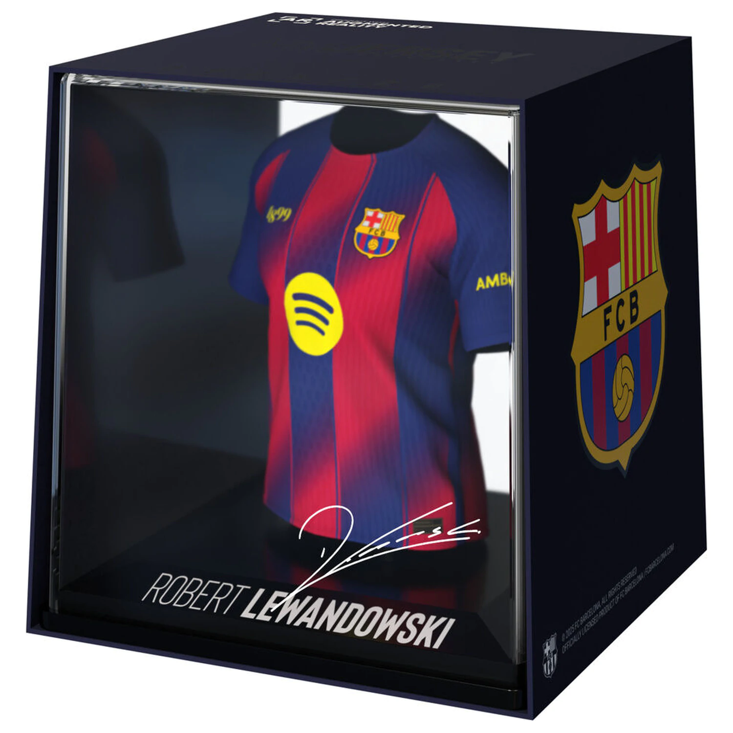 FC Barcelona Lewandowski mini t-shirt figure product photo