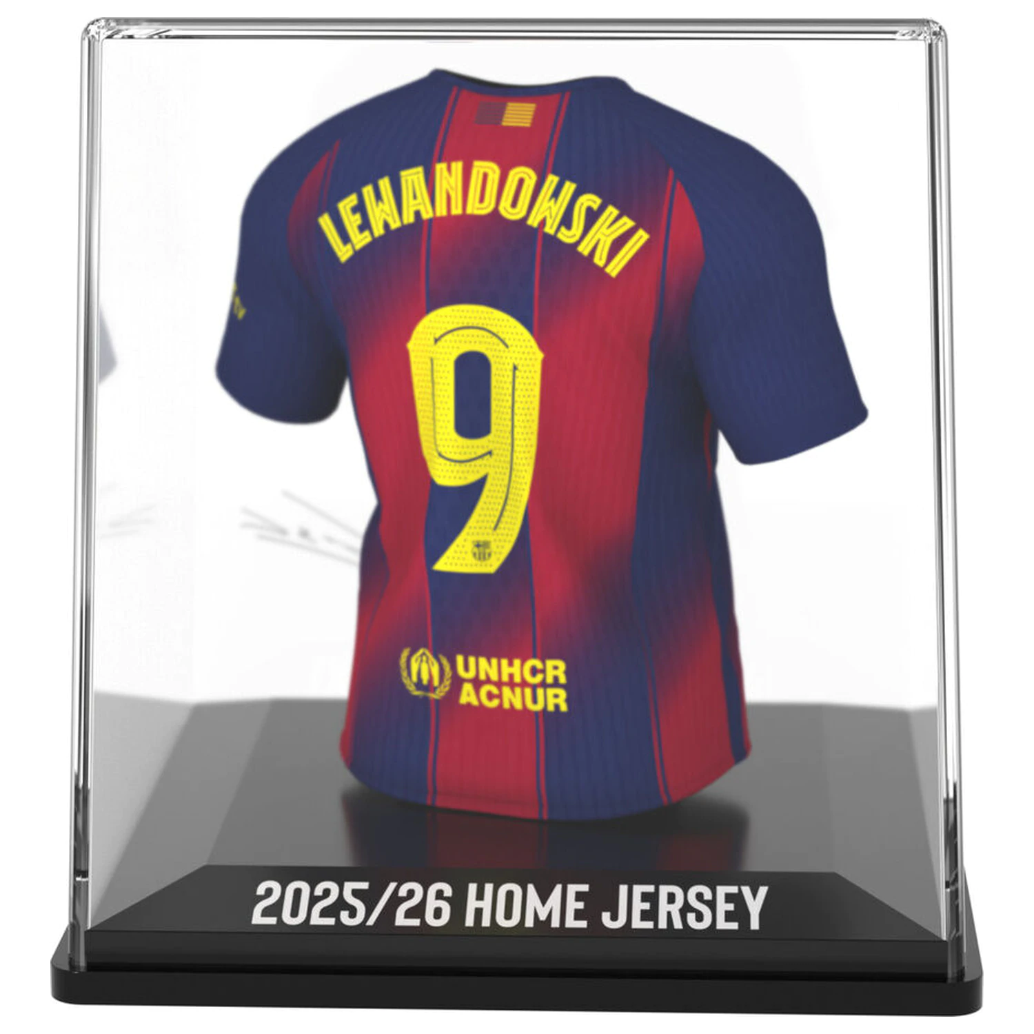 FC Barcelona Lewandowski mini t-shirt figure product photo