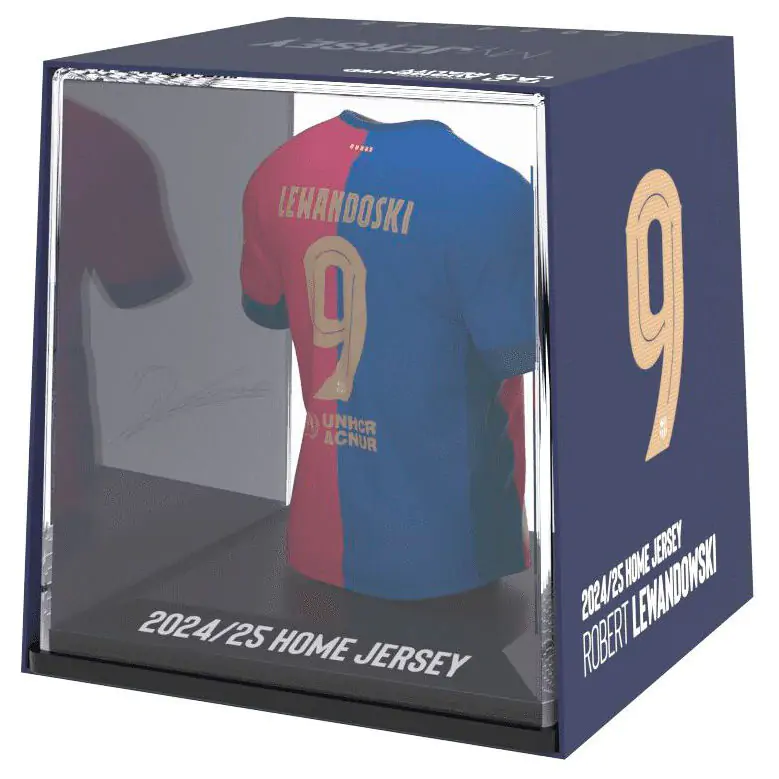 FC Barcelona Lewandowski mini t-shirt figure product photo