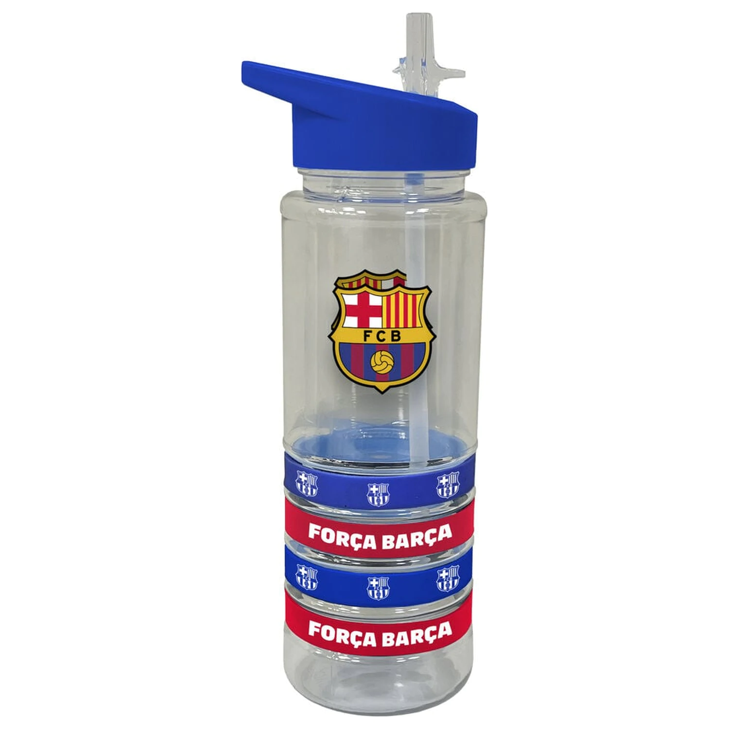 FC Barcelona bottle 4 silicone wristbands 700ml product photo