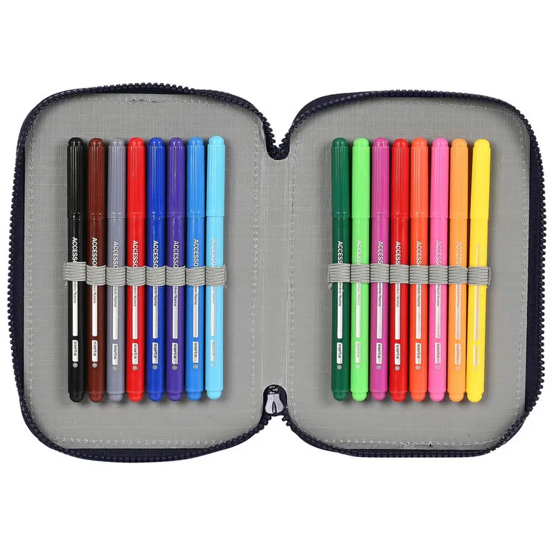 FC Barcelona double pencil case 34pcs product photo