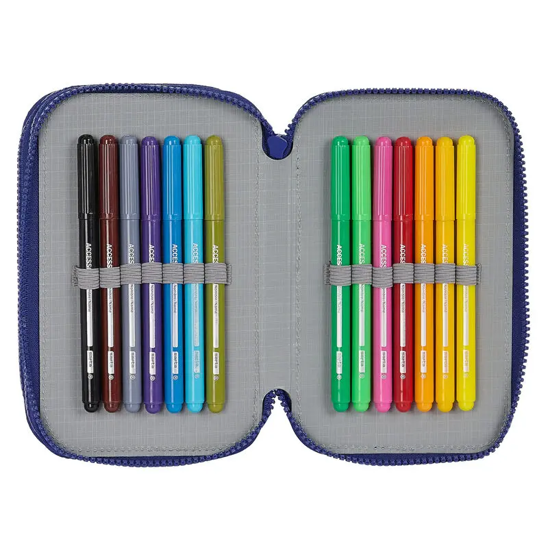 FC Barcelona triple pencil case 36pcs product photo