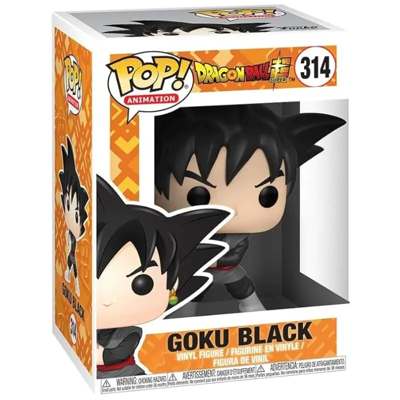 Dragon Ball Super POP! Animation Vinyl Figure Goku Black 9 cm termékfotó