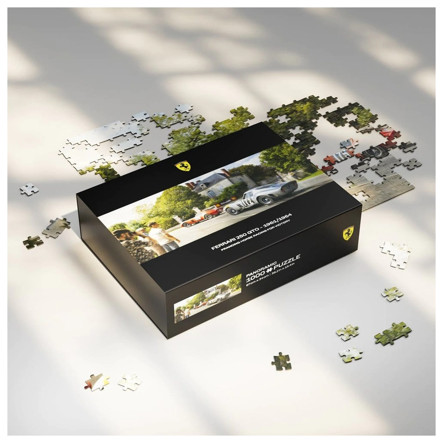 Ferrari 250GTO Premium Puzzle Prancing Horse Racing For Victory (1000 pieces) 97 x 34 cm product photo