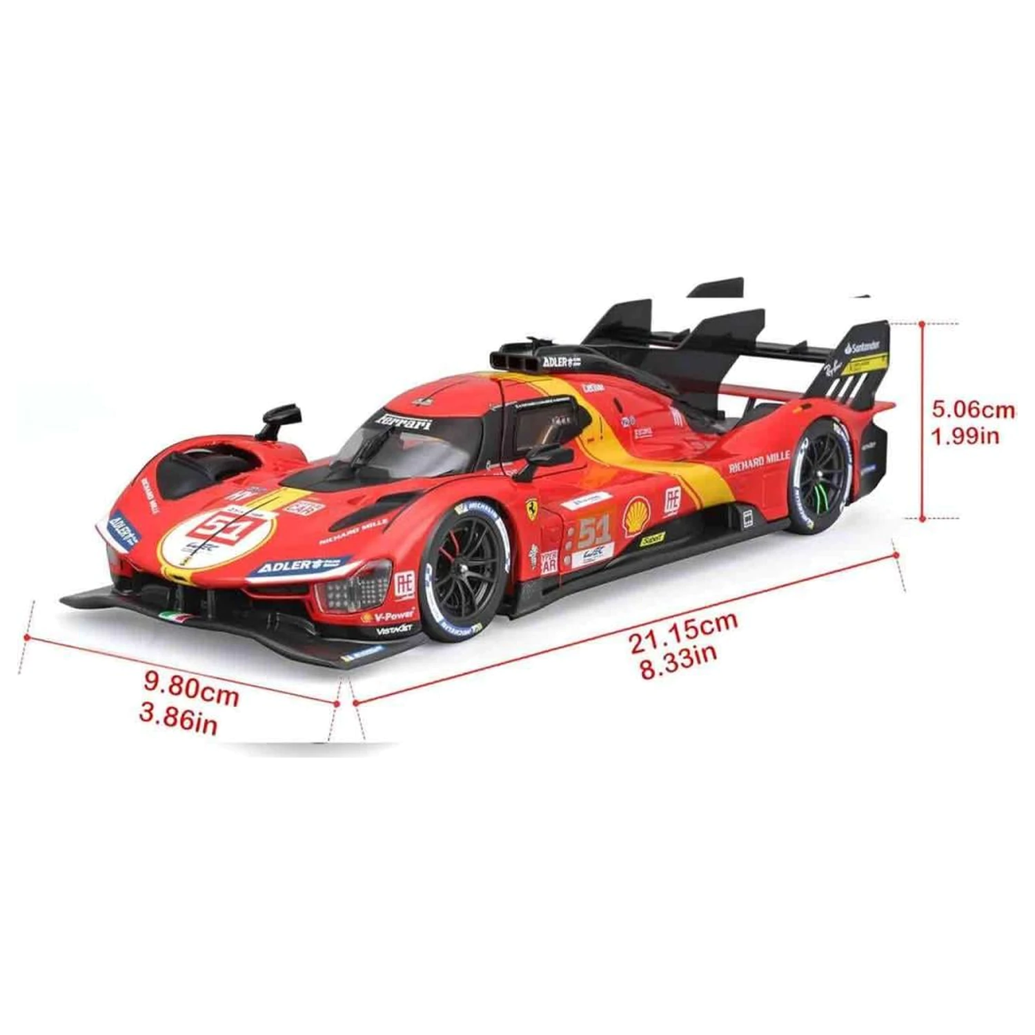 Ferrari 499p LMH (2023 24h Le Mans Champion) Model Kit 1:24 product photo