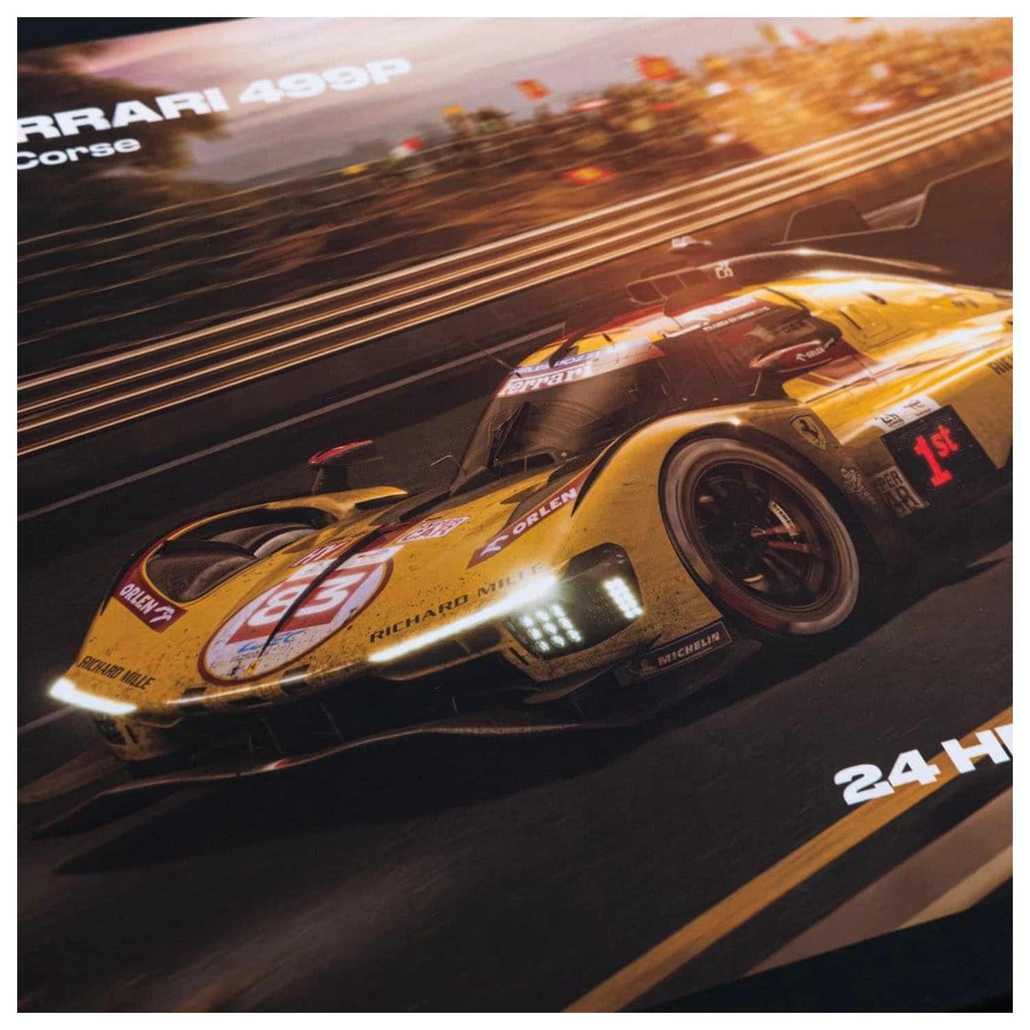 Ferrari AF Corse Puzzle 499P 24 Heures du Mans 2025 Winner (1000 Pieces) 48 x 68 cm product photo
