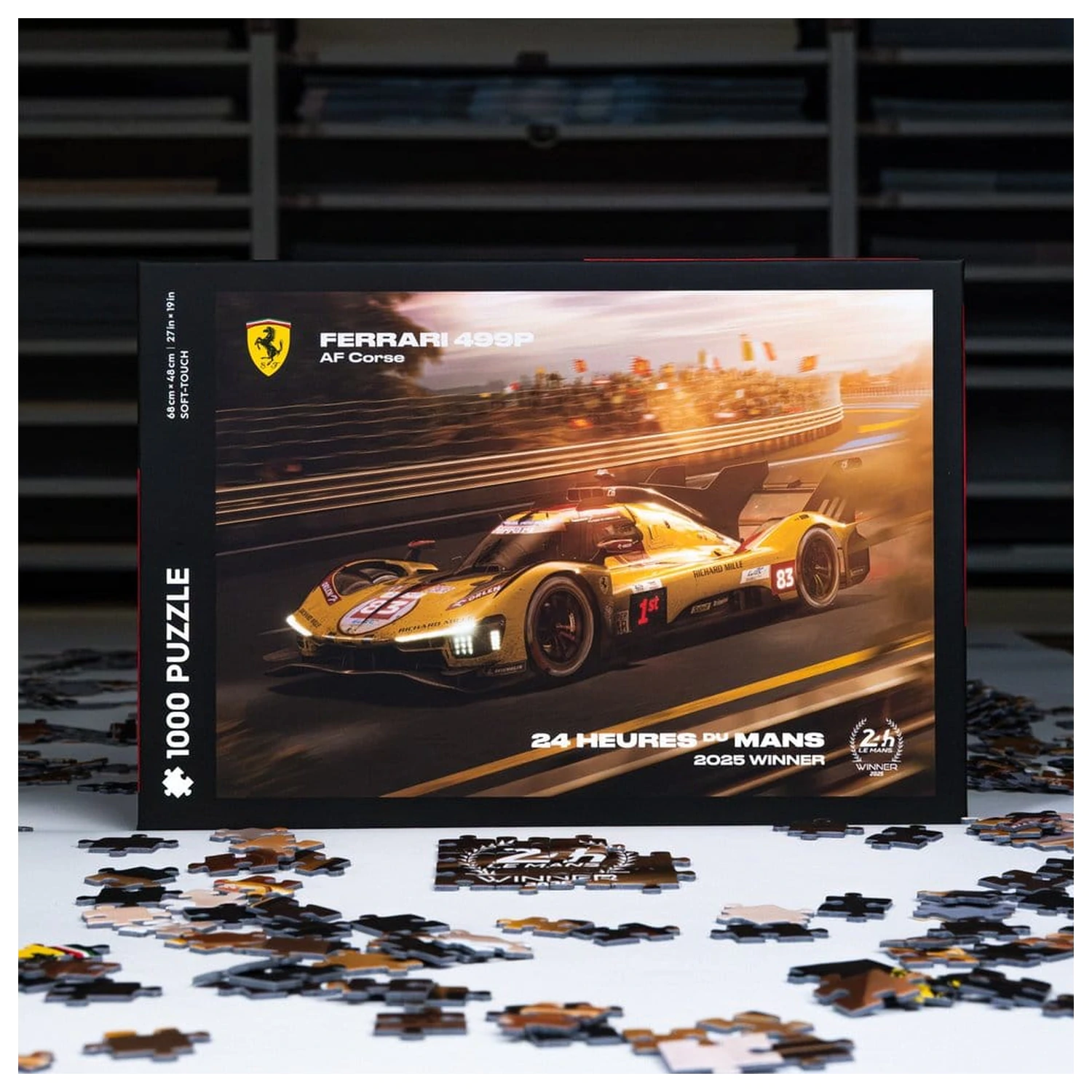 Ferrari AF Corse Puzzle 499P 24 Heures du Mans 2025 Winner (1000 Pieces) 48 x 68 cm product photo