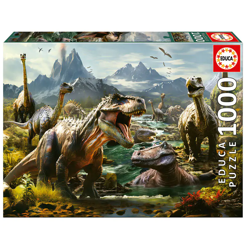 Fierce Dinosaurs puzzle 1000pcs product photo