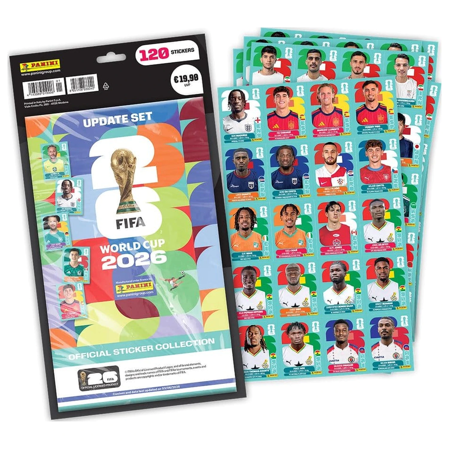 FIFA World Cup 2026 Sticker Collection Update Set product photo