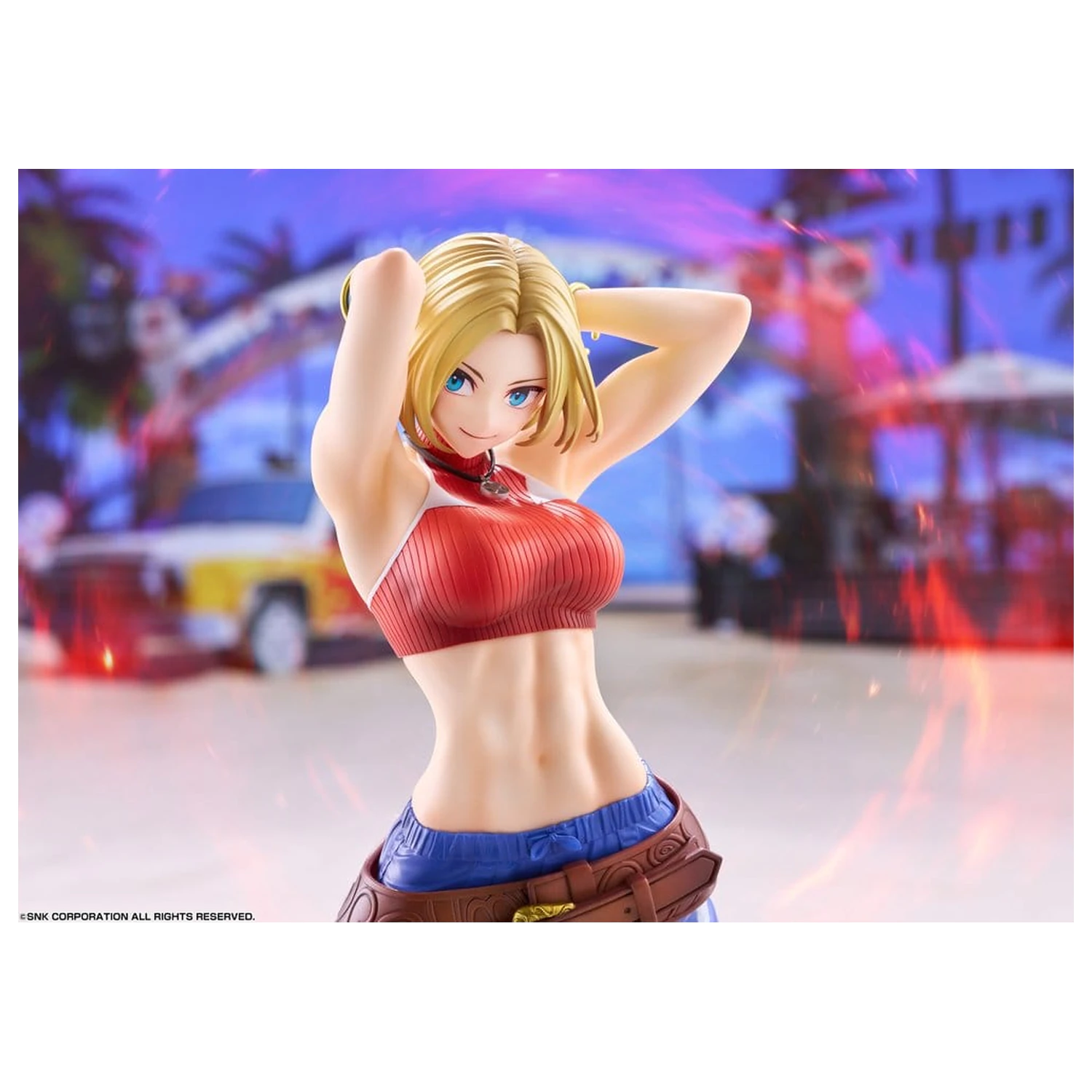Fighting Girls Collection The King of Fighters XV PVC Figure 1/7 Blue Mary 26 cm product photo