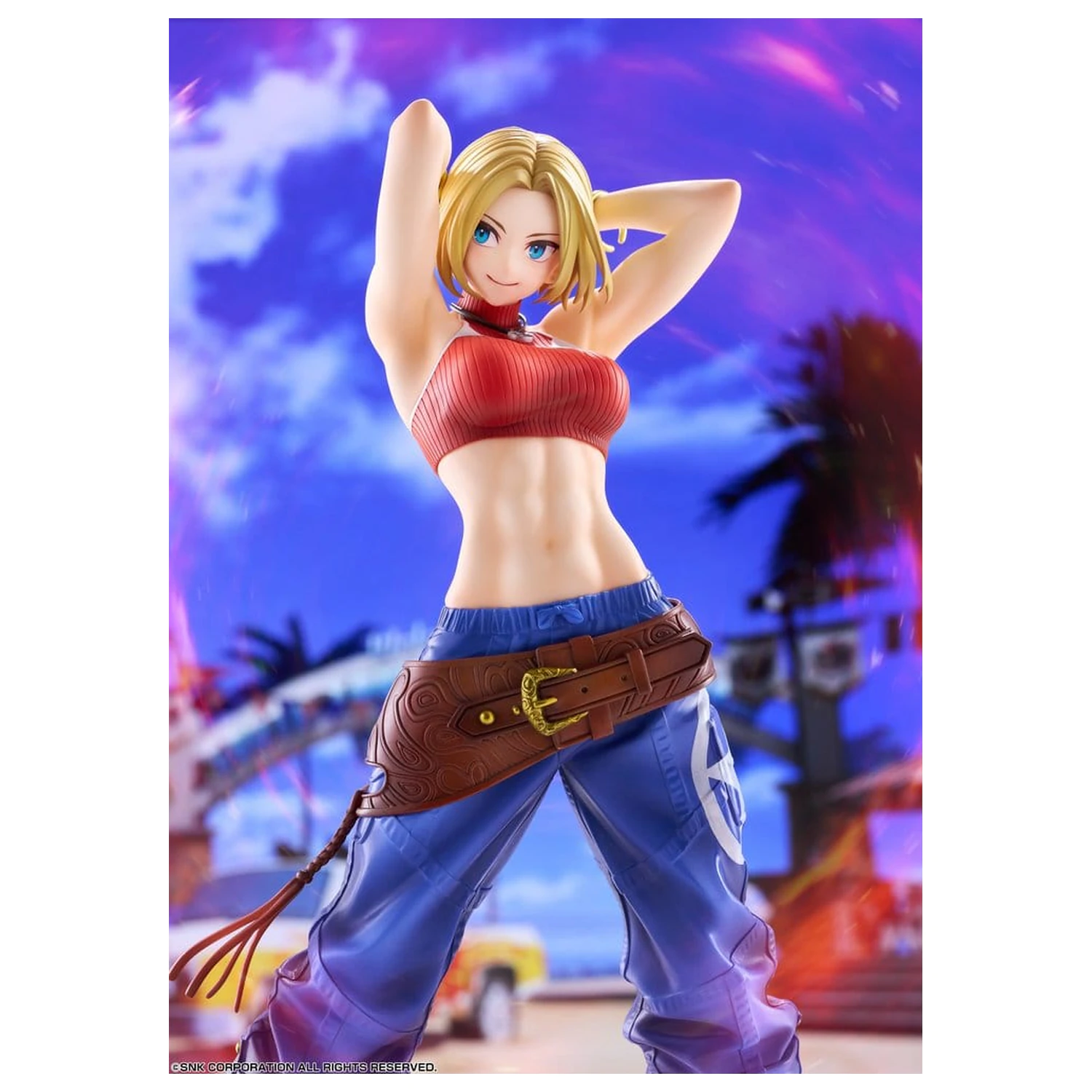 Fighting Girls Collection The King of Fighters XV PVC Figure 1/7 Blue Mary 26 cm product photo