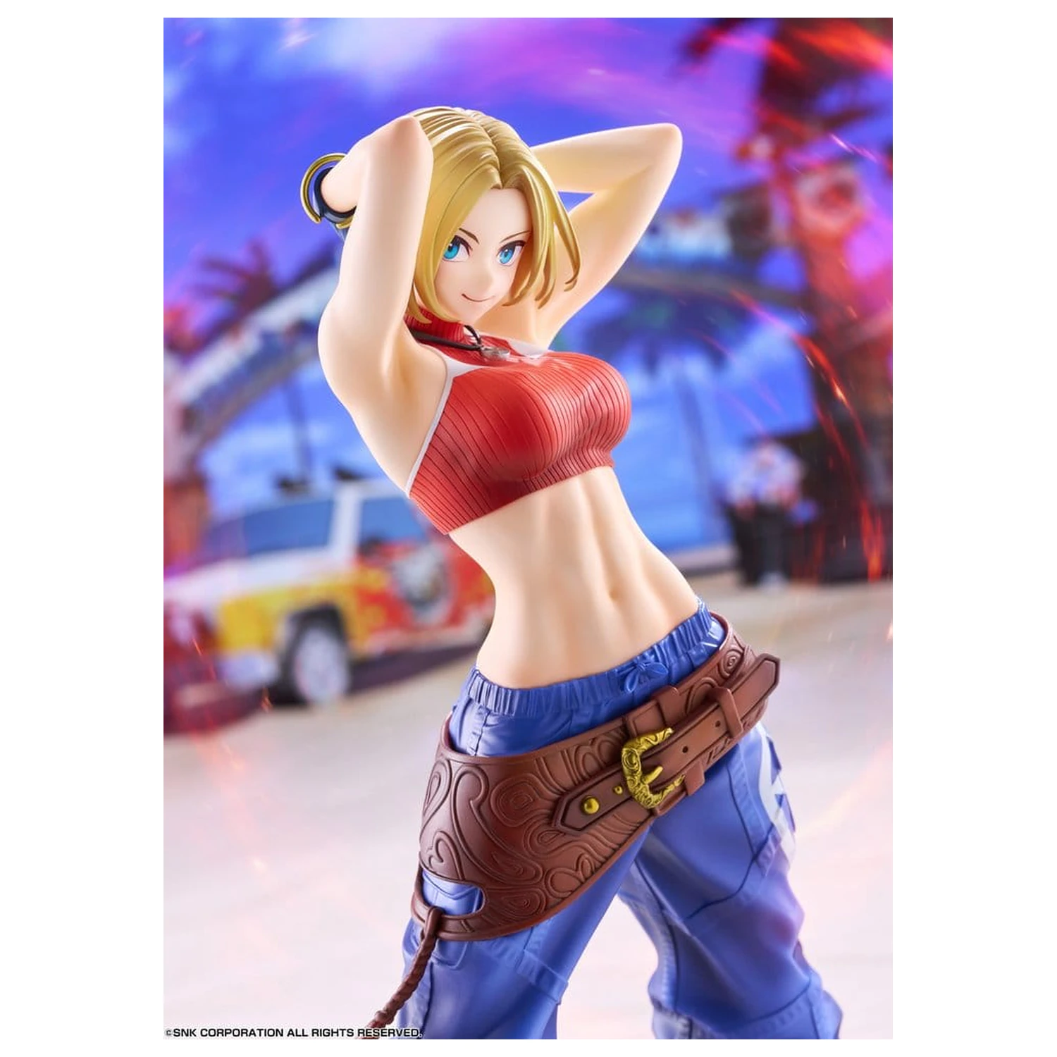 Fighting Girls Collection The King of Fighters XV PVC Figure 1/7 Blue Mary 26 cm product photo