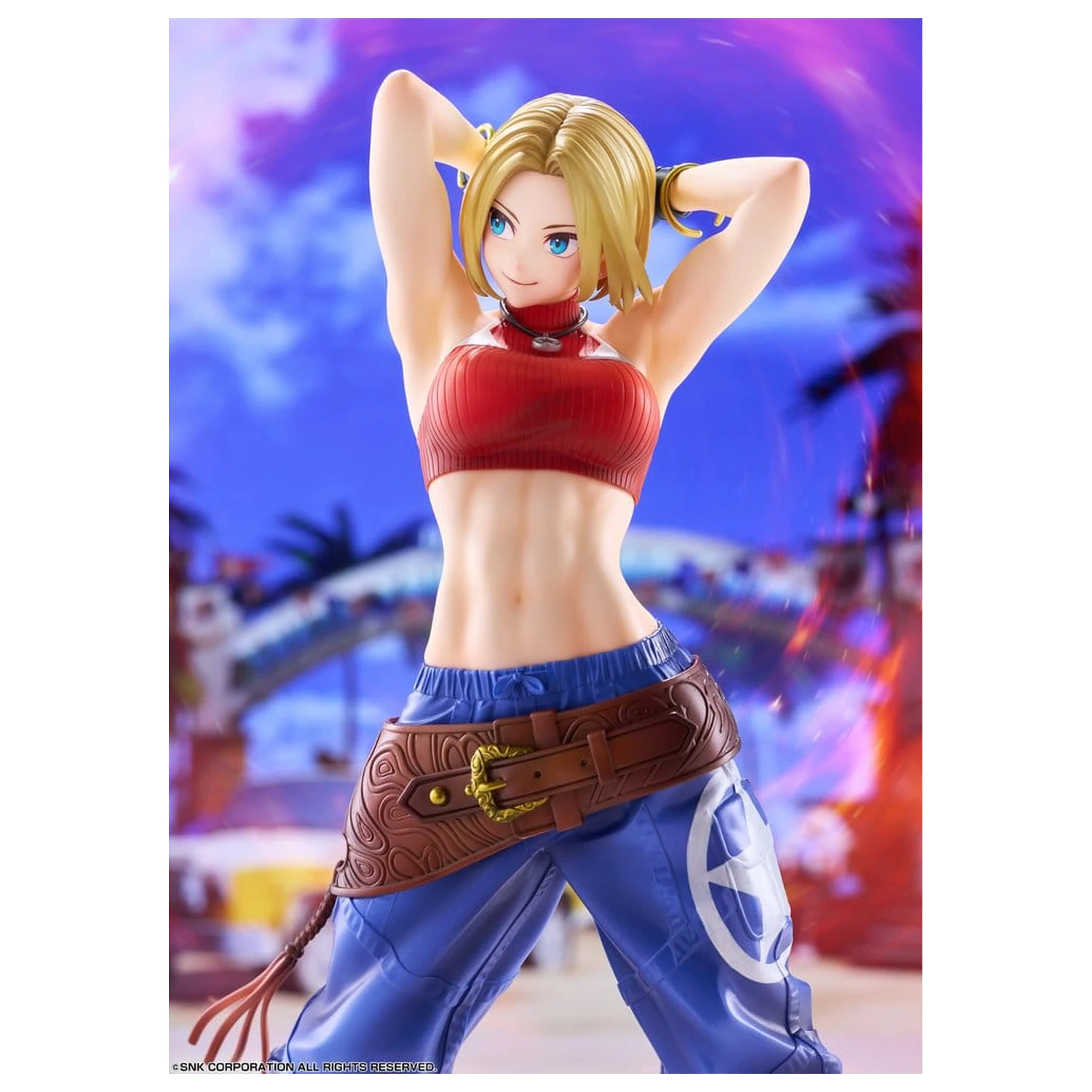 Fighting Girls Collection The King of Fighters XV PVC Figure 1/7 Blue Mary 26 cm product photo