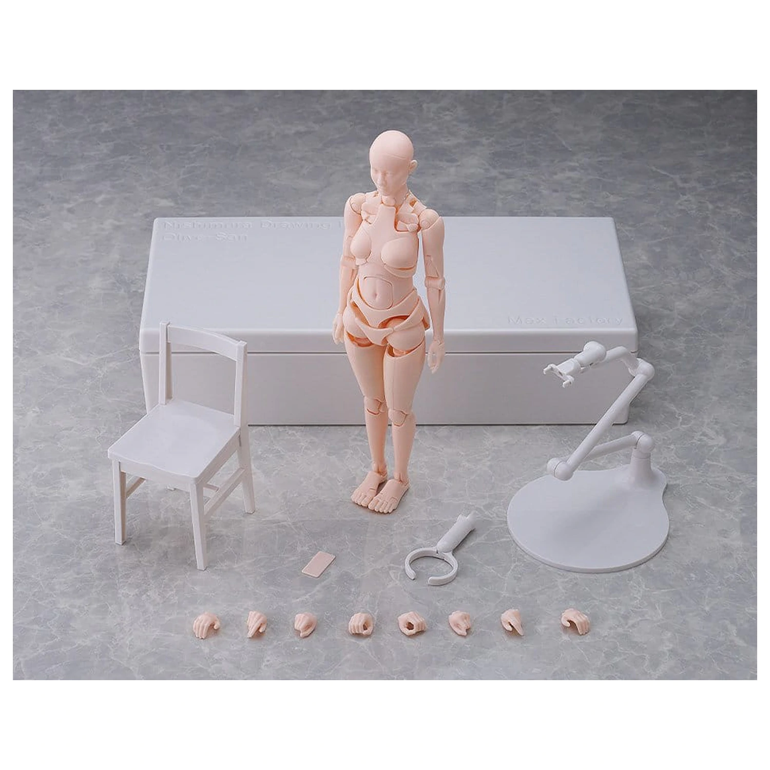 Figma Action Figure Nishimura Style Drawing Doll Olive Flesh 21 cm       product photo