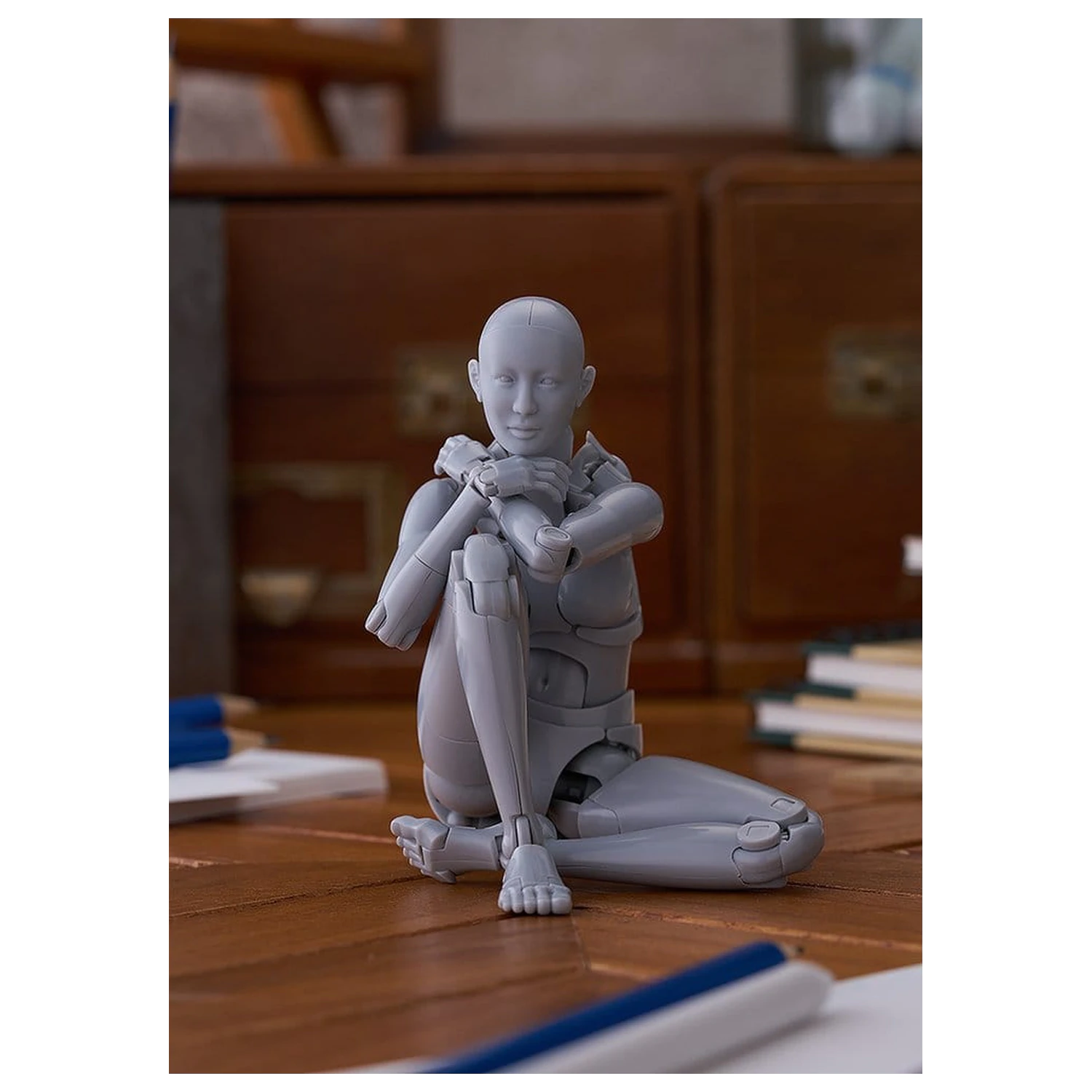 Figma Action Figure Nishimura Style Drawing Doll Olive Gray 21 cm       product photo