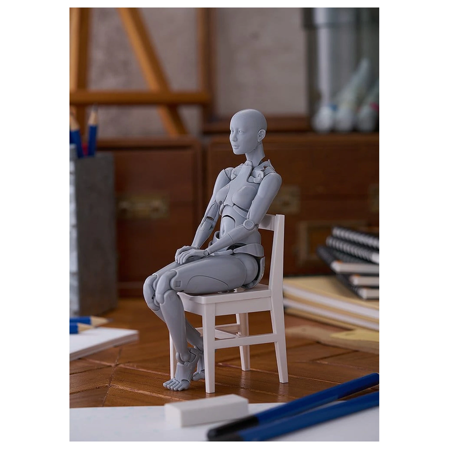 Figma Action Figure Nishimura Style Drawing Doll Olive Gray 21 cm       product photo