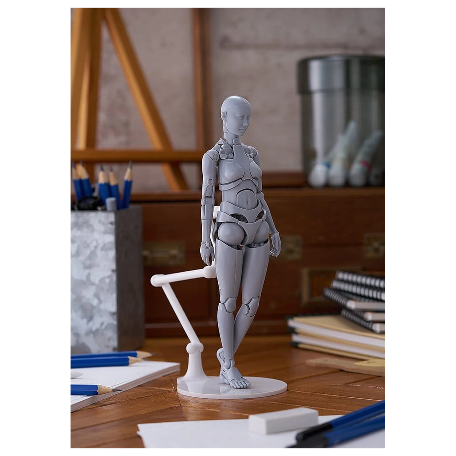 Figma Action Figure Nishimura Style Drawing Doll Olive Gray 21 cm       product photo