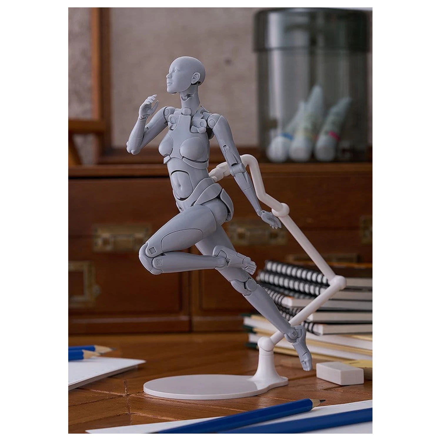 Figma Action Figure Nishimura Style Drawing Doll Olive Gray 21 cm       product photo