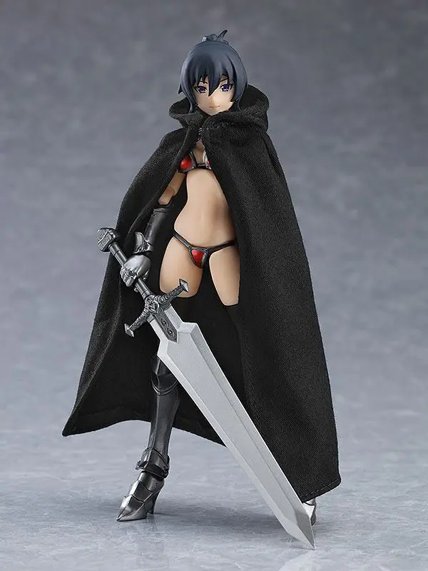 Figma Styles Parts for Action Figures 1/12 Simple Cape (Black) product photo