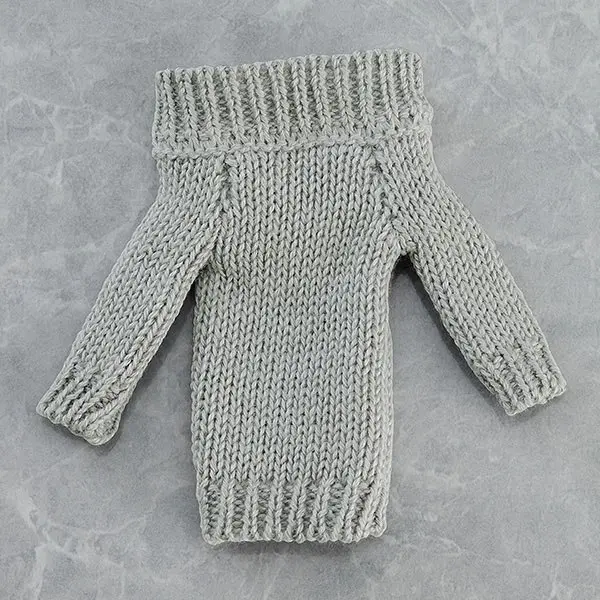Figma Styles Parts for Action Figures 1/12 Styles Off-the-Shoulder Sweater Dress (Gray) product photo