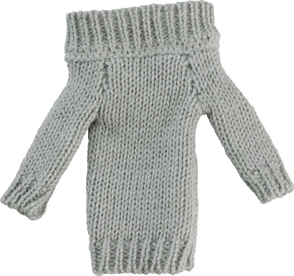 Figma Styles Parts for Action Figures 1/12 Styles Off-the-Shoulder Sweater Dress (Gray) product photo