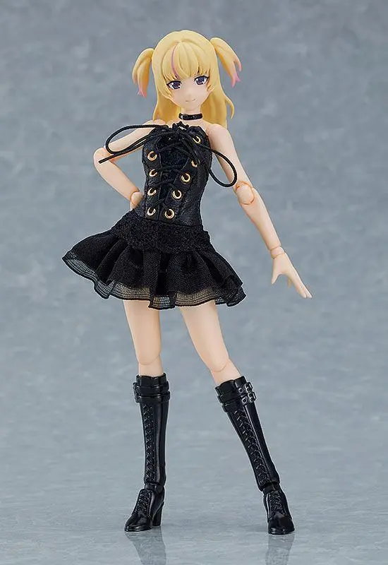 Figma Styles Parts for Action Figures 1/12 Styles Black Corset Dress product photo
