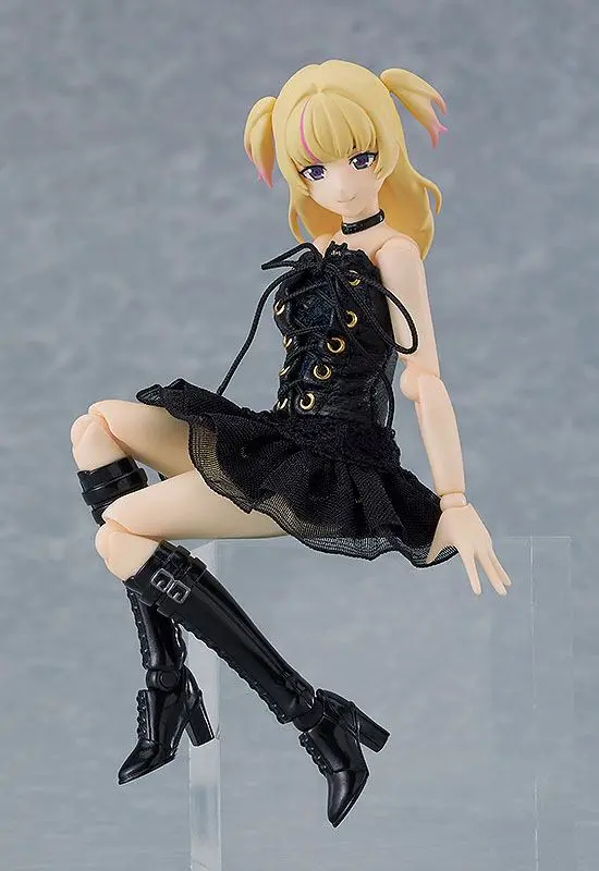 Figma Styles Parts for Action Figures 1/12 Styles Black Corset Dress product photo