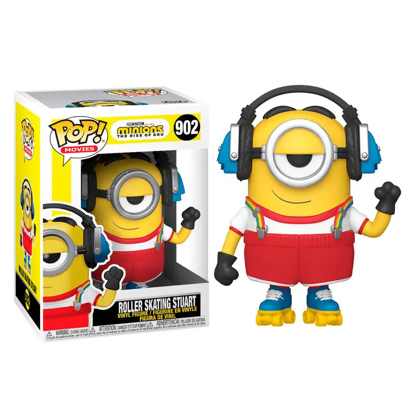 Minions II POP! Movies Vinyl Figure Skater Stuart 9 cm product photo