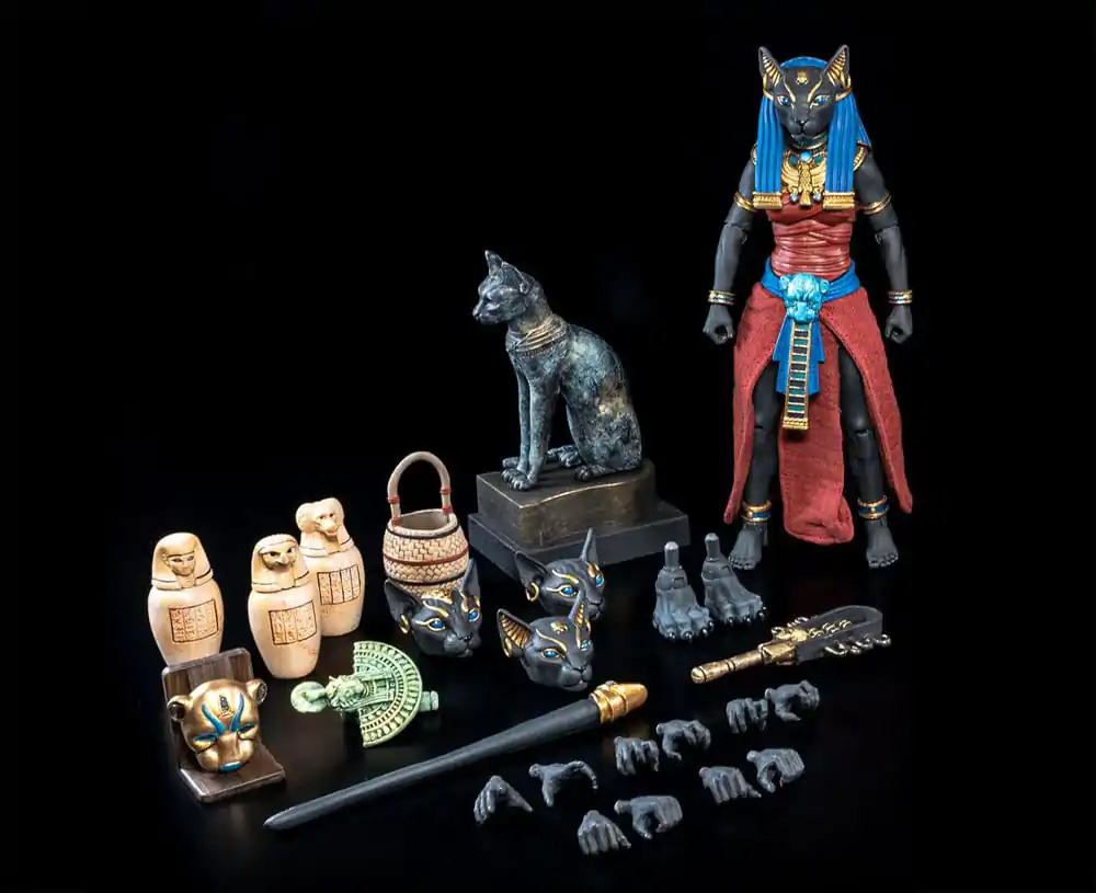 Figura Obscura Action Figure Bastet Black & Red product photo