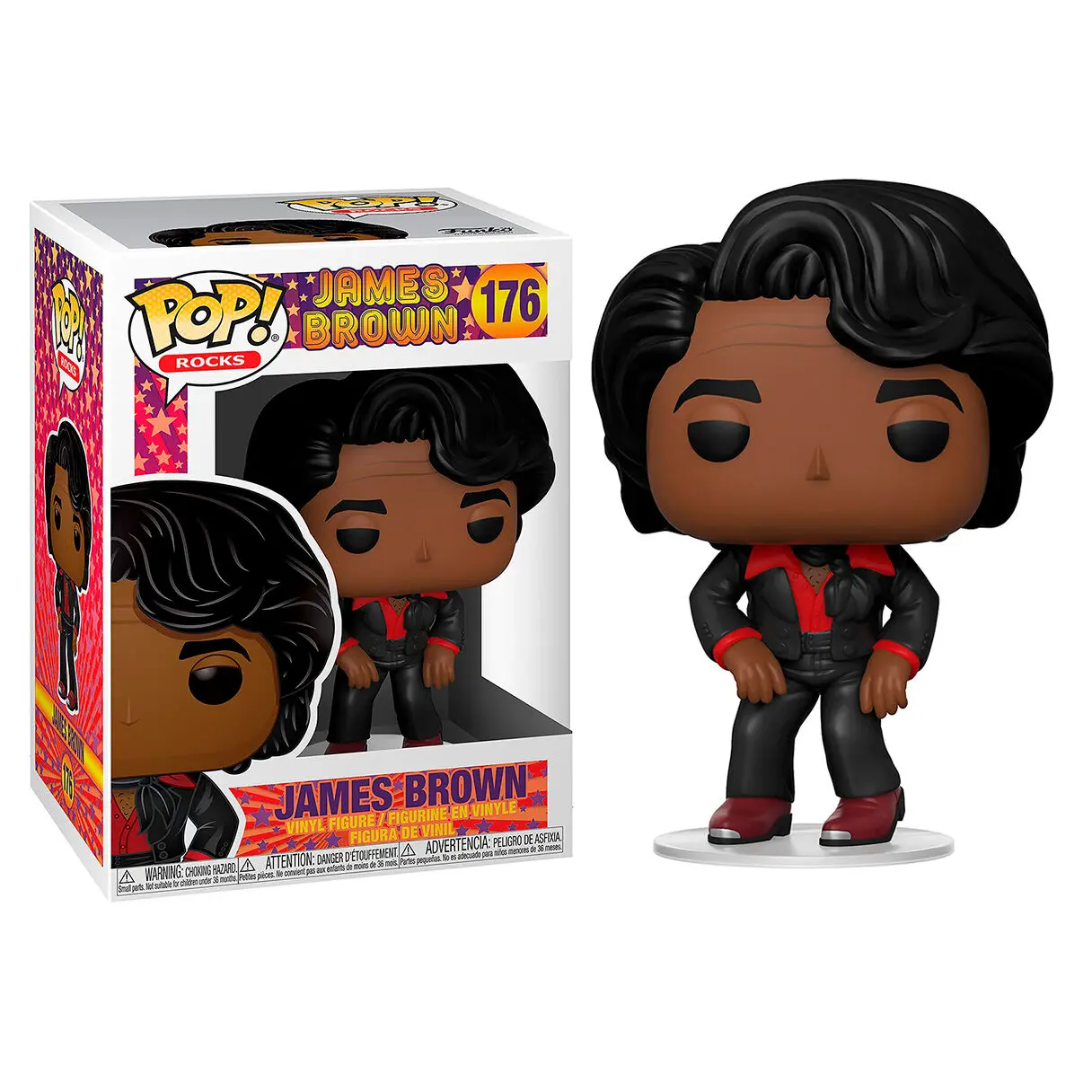 James Brown POP! Rocks Vinyl Figure James Brown 9 cm product photo