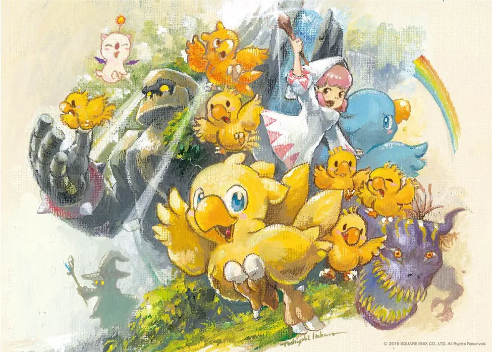 Final Fantasy Jigsaw Puzzle Chocobo Party Up! (1000 pieces) product photo