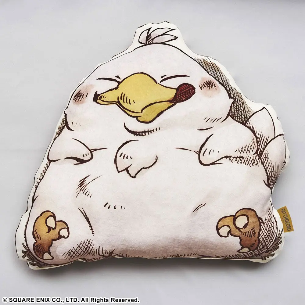Final Fantasy Fluffy Fluffy Die-cut Cushion Fat Chocobo 55 cm product photo