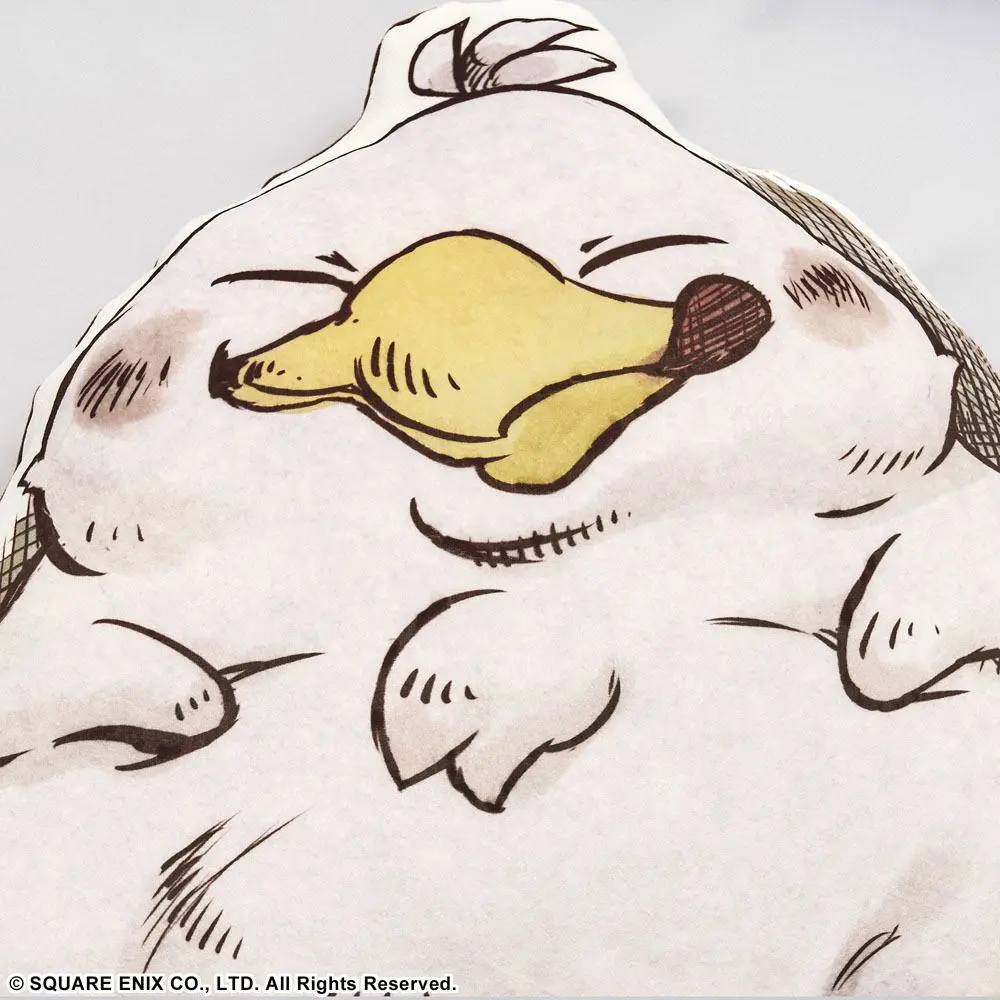 Final Fantasy Fluffy Fluffy Die-cut Cushion Fat Chocobo 55 cm product photo