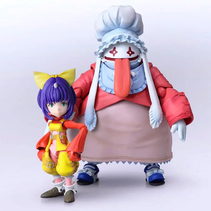 Final Fantasy IX Bring Arts Action Figures Eiko Carol &amp; Quina Quen 9 - 14 cm product photo